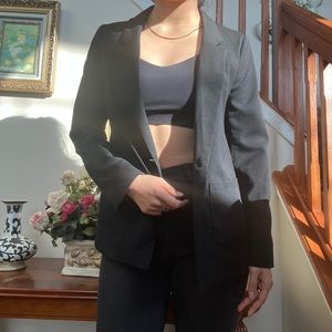 H&M Single Breasted Black Blazer